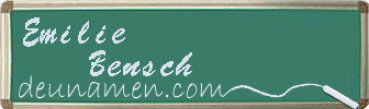 Emilie Bensch Visitenkarte